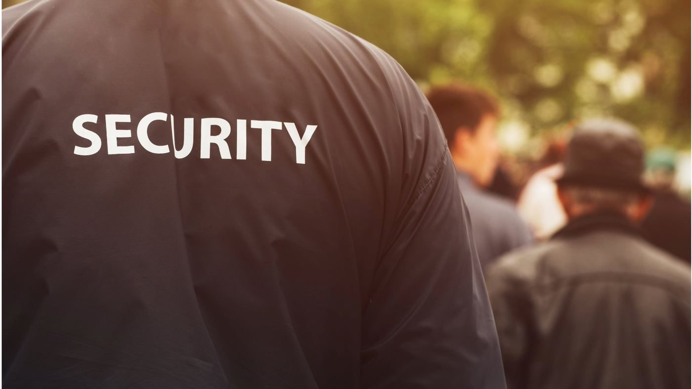 Security officer on duty