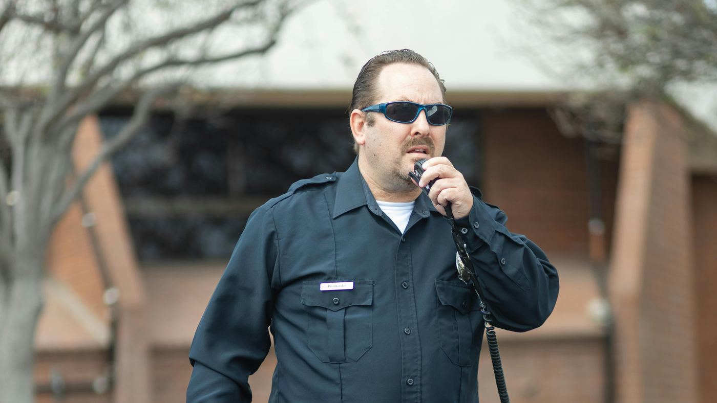 Unarmed security officer